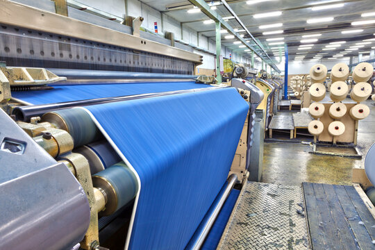 Denim Textile Industry - Big Weaving Room, HDR