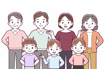 7人の家族
