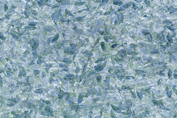 Background, texture of a concrete wall with an abstract pattern in blue-green tones