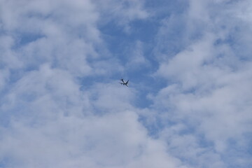 airplane in the sky