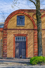 Gebäude einer historischen Spinnerei in Bocholt