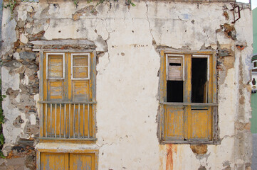 Fototapeta na wymiar Altes Haus - Detail - La Gomera, Kanarische Inseln, Spanien