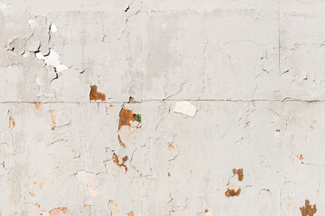 Painted gray rusty iron wall with abstract texture and line Background