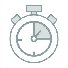 stopwatch icon modern illustration