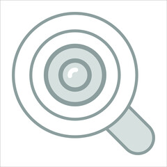 magnifying glass icon modern illustration