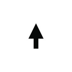 up arrow icon on a white background