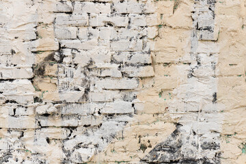stone brick wall texture old aged damaged and dirty Background