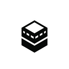 Kaabah icon on a white background