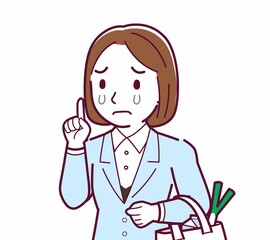 スーツを着た女性