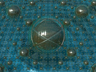 abstrakter Hintergrund - fraktale Struktur © blobbotronic