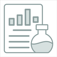 business testing icon modern illustration