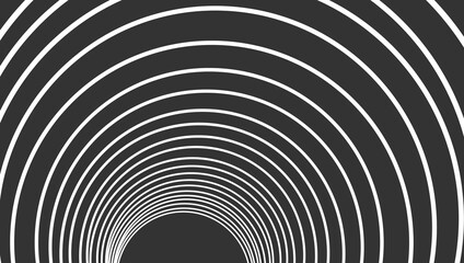 Obraz premium 近未来的な3Dトンネル Webデザインや企画書のアクセント 3D tunnel illustration