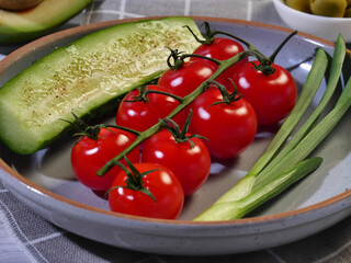 fresh vegetable salad