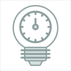 time idea icon modern illustration