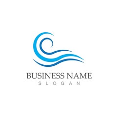 water wave icon vector illustration design