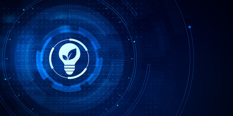 Green energy renewable eco saving ecology earth lean concept