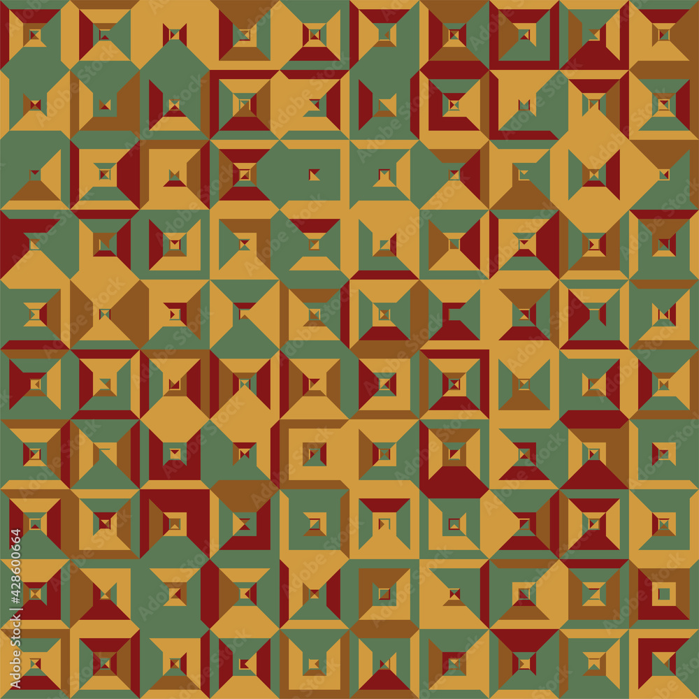 Poster seamless pattern geometric. colorful abstract background. vector design