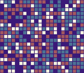 Color mosaic. Colorful background. Abstract seamless pattern. Vector illustration.