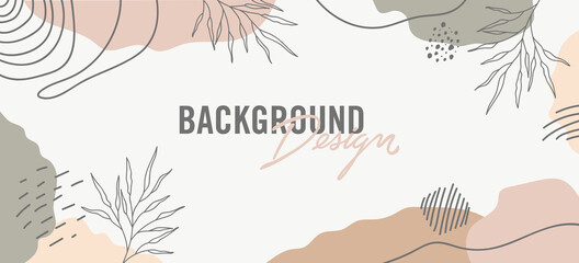 Modern abstract elements set, minimal design, vector illustration.