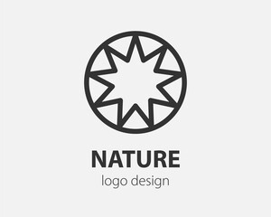 Abstract logo design.Vector logo template.