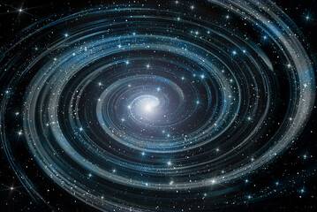 space stars universe spiral nebula