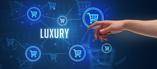 Close-Up of cropped hand pointing