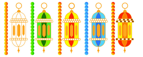 vector illustration of ramadan kareem greetings card