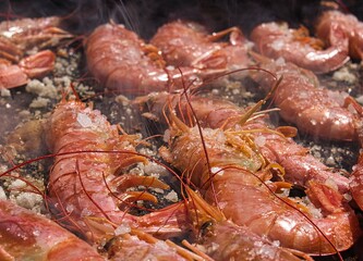 Gambones plancha
