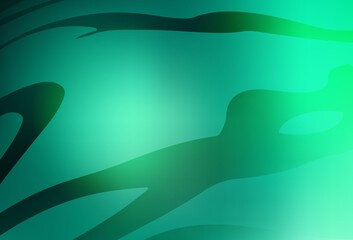 Light Green vector blurred template.