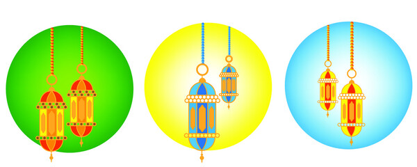 vector illustration of ramadan kareem greetings card