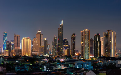 Fototapeta na wymiar Bangkok City Landscape View