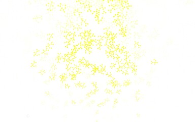 Light Yellow vector pattern with artificial intelligence network.