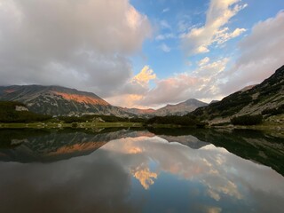 lake in the mountains