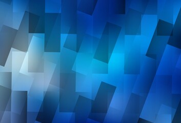 Light BLUE vector backdrop with rhombus.