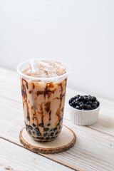 Taiwan milk tea with bubble