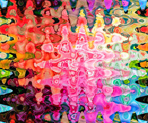 Obraz premium Pink ripples