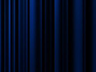 Abstract dark blue shape with different shades	
