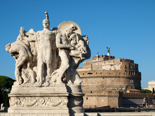 古代ローマの遺跡 サンタンジェロ城
Ancient Roman ruins Castel Sant'Angelo