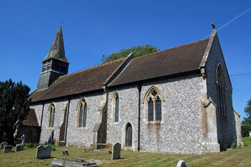 Fototapeta na wymiar Church of St Michael, North Waltham, Hampshire