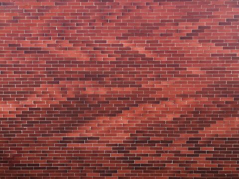 red brick wall