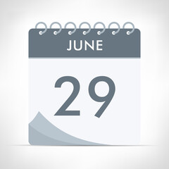 June 29 - Calendar Icon