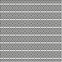 Greek key seamless pattern. Geometric meander. Abstract vector vintage background