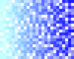 Abstract Blue Squares Mosaic Background, Modern abstract illustration.