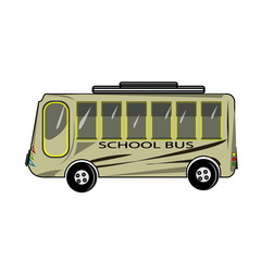 bus school vector 