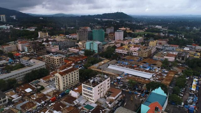 Aerial view of the Arusha City