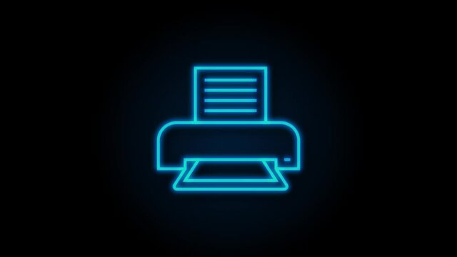 Office icon. Web icon set. Office, great design for any purposes. Motion graphics.