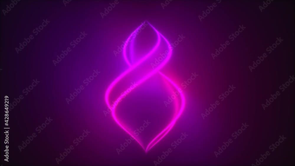 Poster dynamic 3d render spiral energy in futuristic wave. shimmering geometric stripes with smooth swirlin