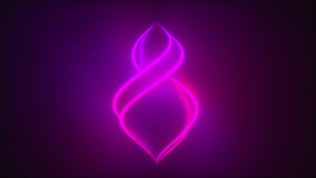 Dynamic 3d render spiral energy in futuristic wave. Shimmering geometric stripes with smooth swirling flow and graphic swirl. Mystical presentation logo with vibrant texture.