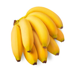 Fresh ripe yellow bananas