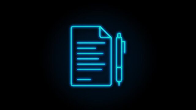 Office icon. Web icon set. Office, great design for any purposes. Motion graphics.